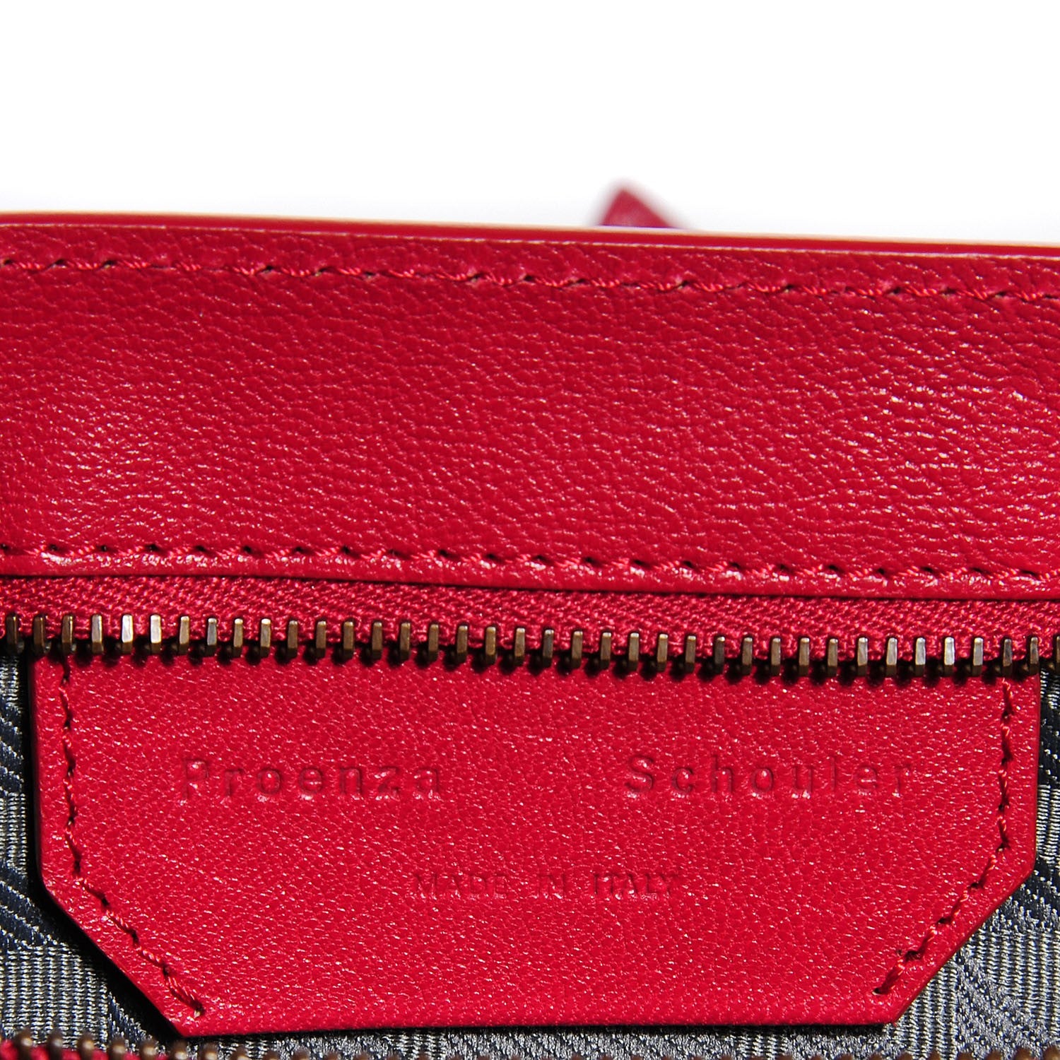 Proenza Schouler Lambskin PS1 Large Satchel Chianti 13 of 13