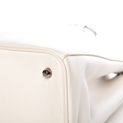 Christian Dior Smooth Calfskin Large Diorissimo Tote White 18 of 19