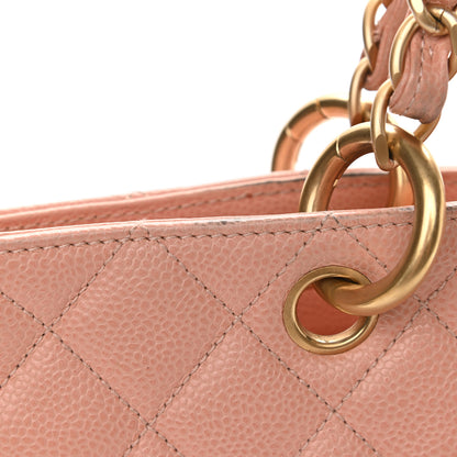 Chanel Caviar Quilted Grand Timeless Tote GTT Pink 16 of 17