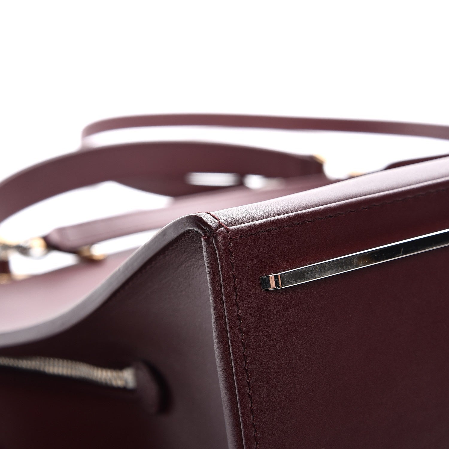 Balenciaga Calfskin Le Dix Zip Cartable Aubergine 11 of 13