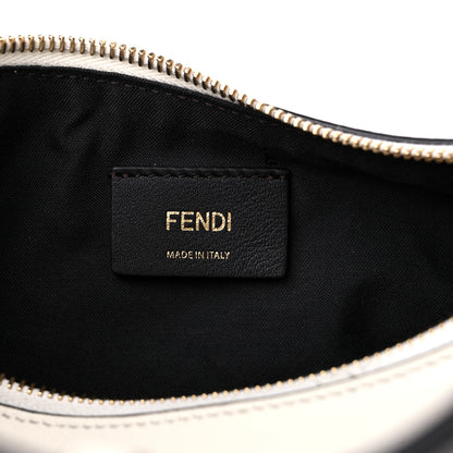 Fendi Vitello Grace Matte Small Fendigraphy Hobo Bag White Ice 6 of 10