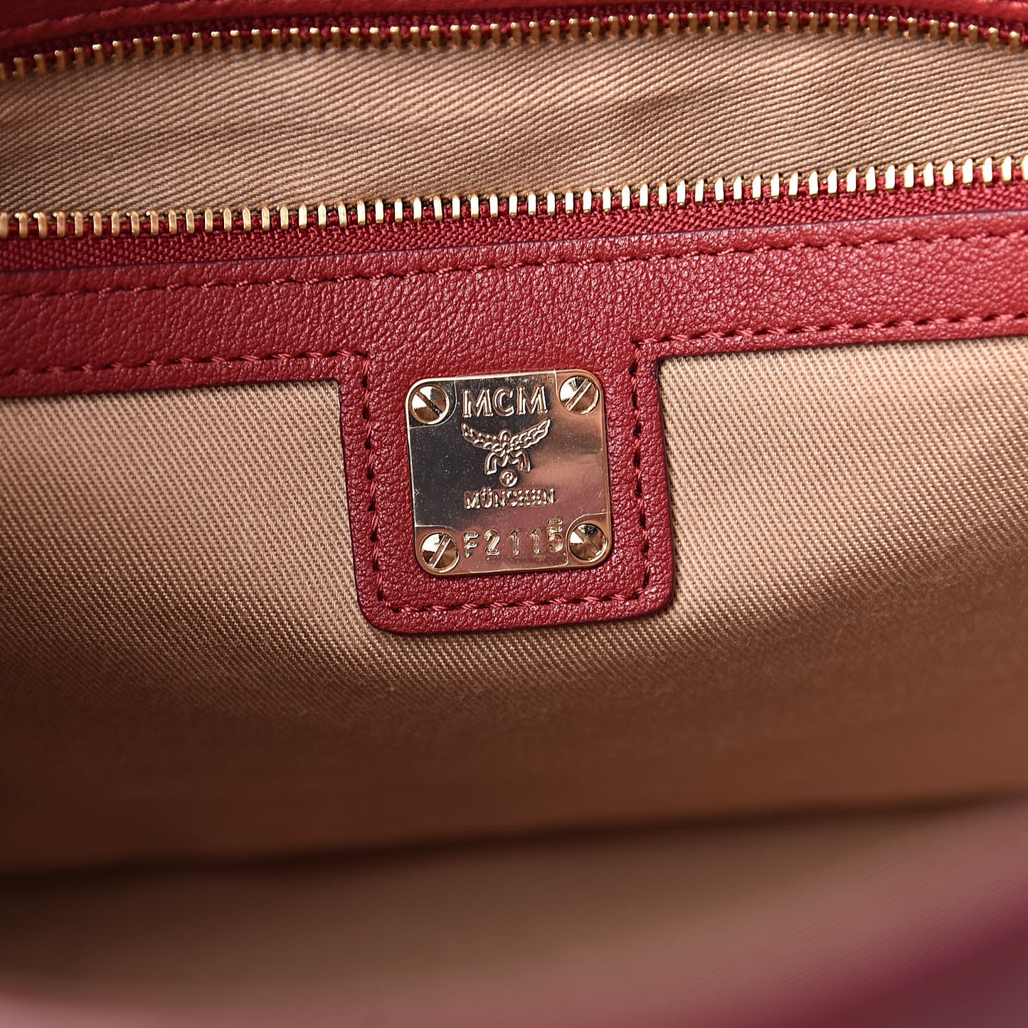 Calfskin Ottomar Monogram Medium Klara Hobo Ruby Red