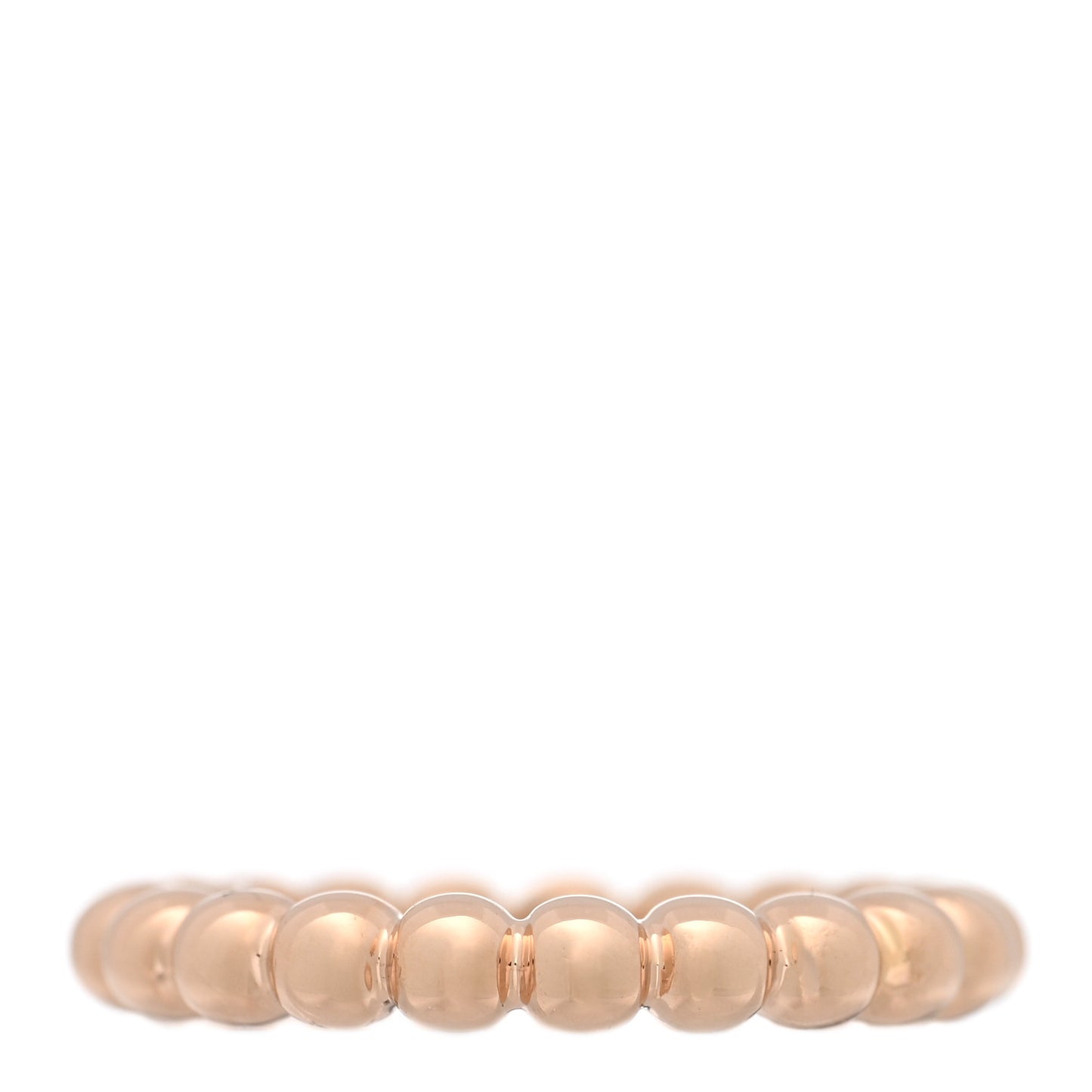 18K Rose Gold Medium Perlee Ring 46 3.75