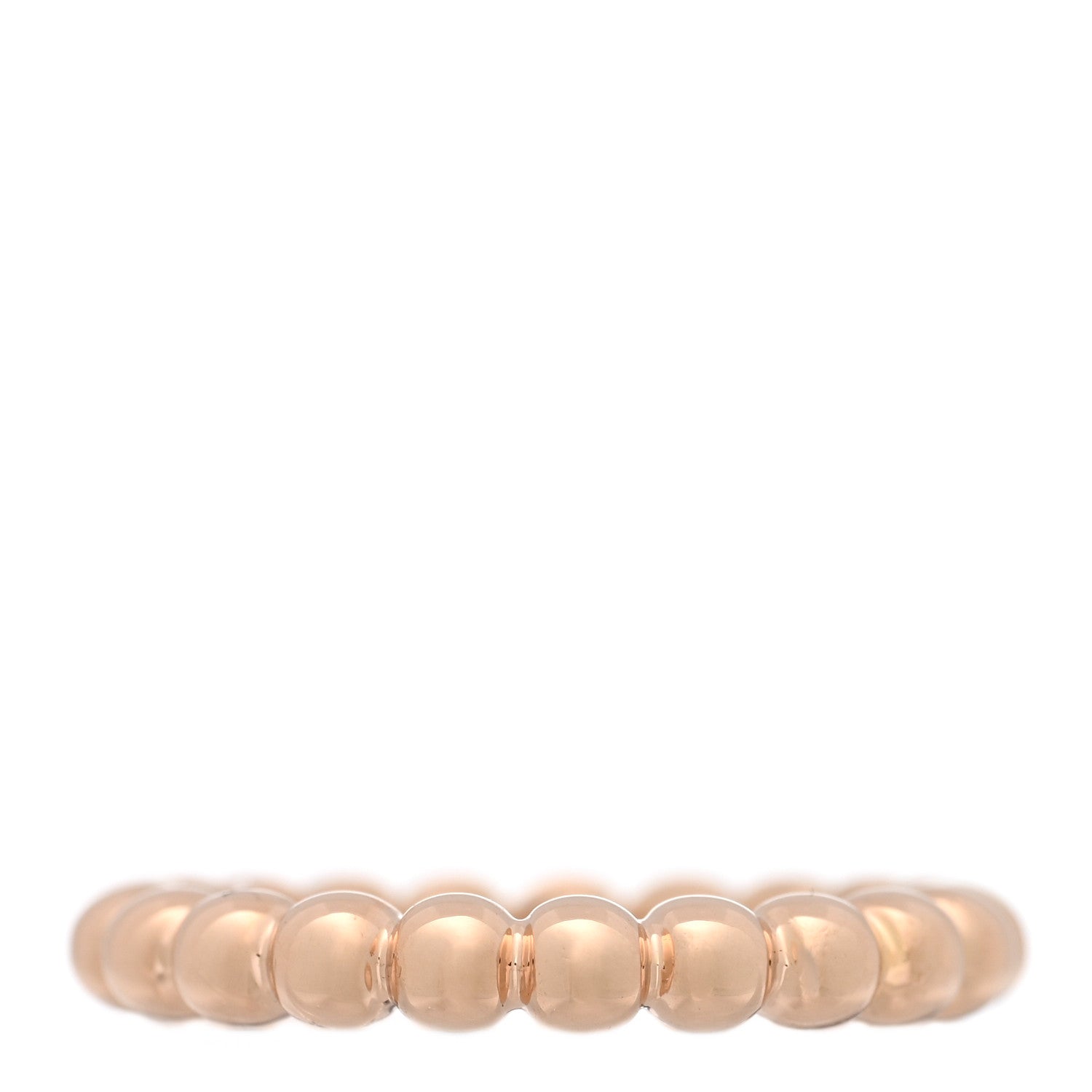 Van Cleef & Arpels 18K Rose Gold Medium Perlee Ring 46 3.75 3 of 5