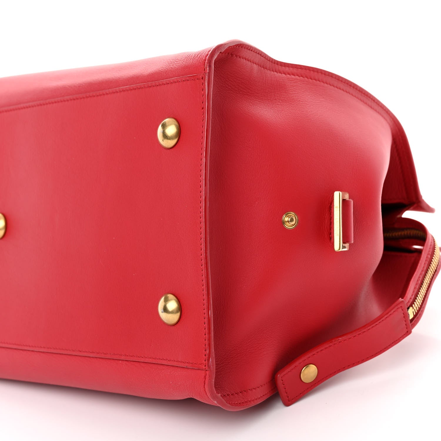 Saint Laurent Calfskin Medium Classic Y Cabas Red 9 of 9