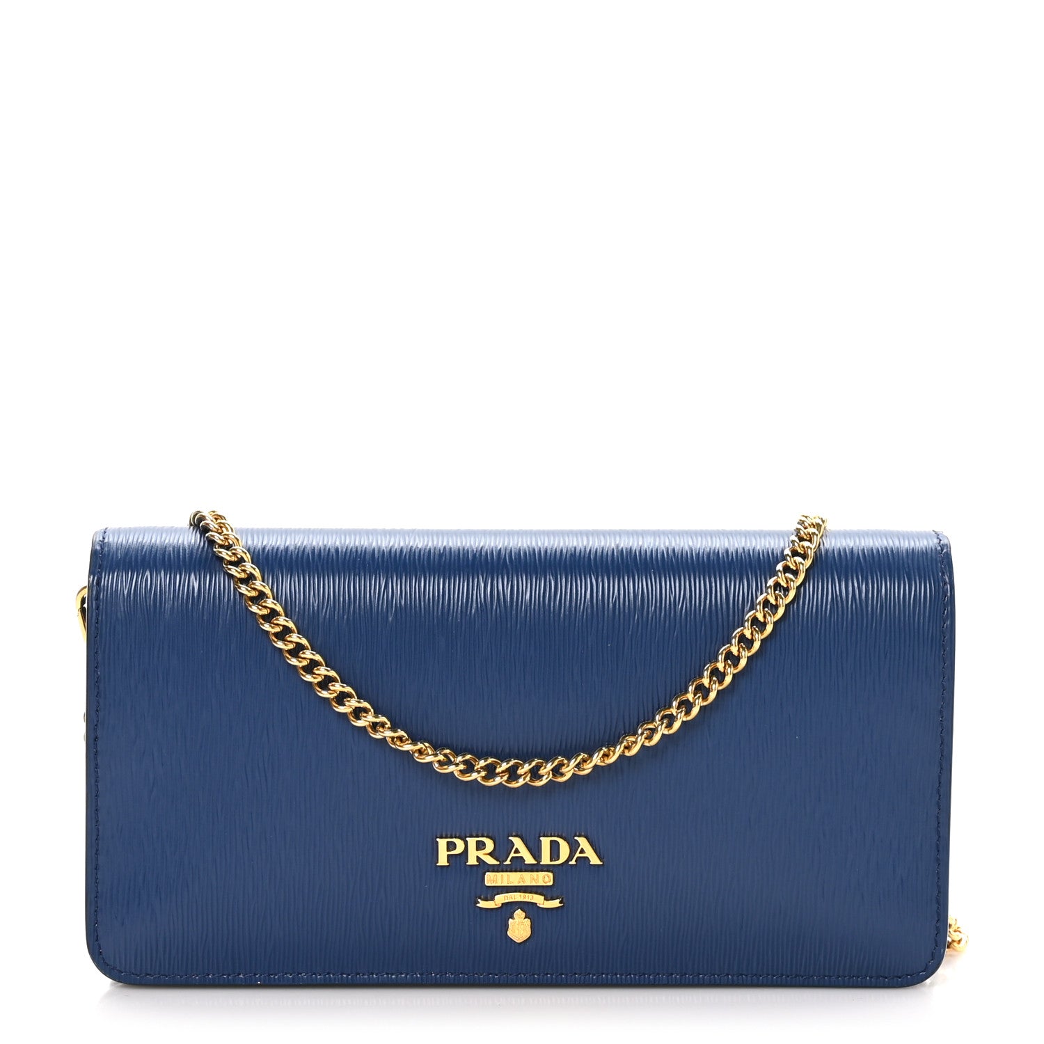 Prada Vitello Move Mini Crossbody Bag Bleuette 1 of 11