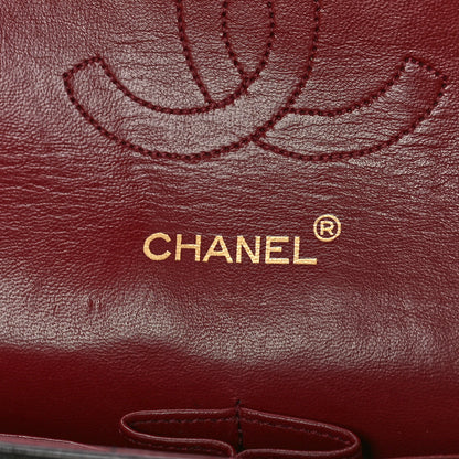 Chanel Lambskin Quilted Medium Double Flap Bijoux Chain Black 7 of 11