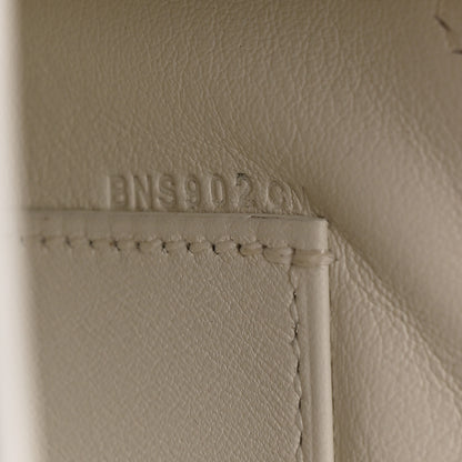 Hermes Swift Kelly Pochette Clutch White 7 of 11