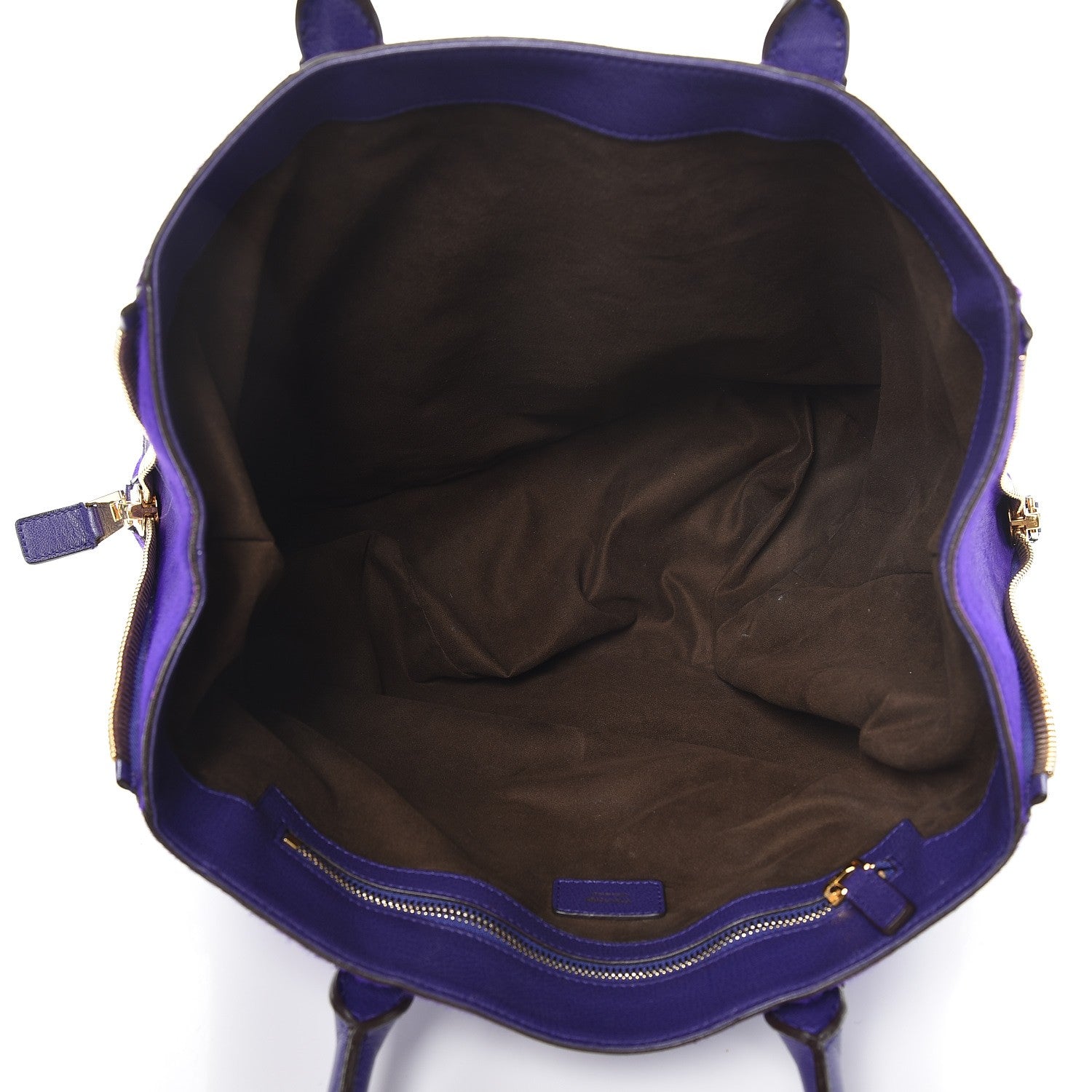 Tom Ford Calf Hair Medium Jennifer Trapeze Tote Purple 5 of 16