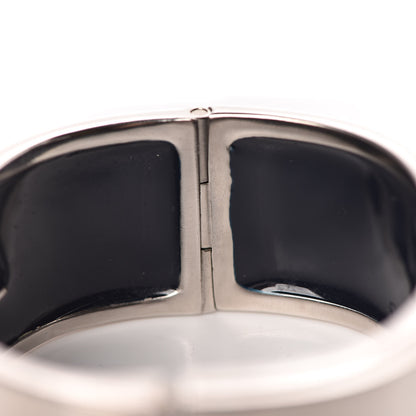 Chanel Metal Pearl CC Cuff Silver 10 of 16