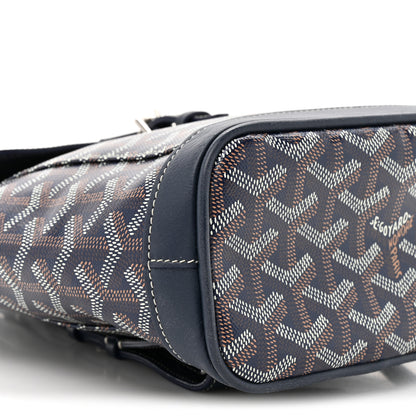 Goyard Goyardine Calfskin Mini Alpin Backpack Navy 9 of 10