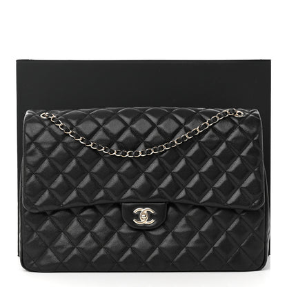 Chanel Caviar Quilted XXL Travel Flap Bag Black 11 of 11