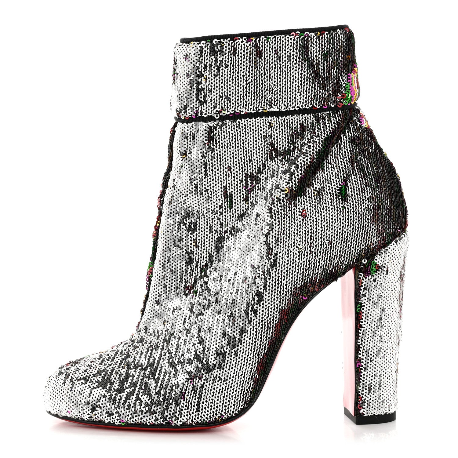 Christian Louboutin Paillettes Moulamax 100 Booties 40 Multicolor 1 of 9