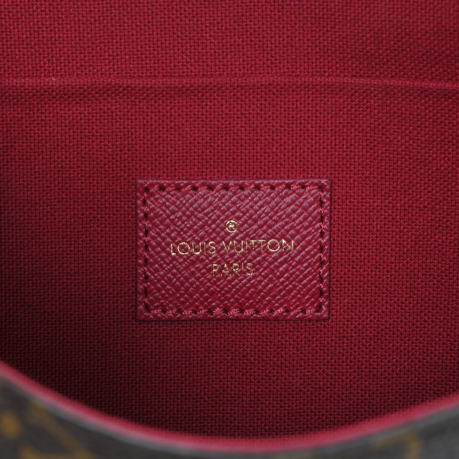 Louis Vuitton Monogram Pochette Felicie Chain Wallet Fuchsia 6 of 8