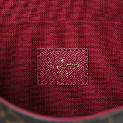 Louis Vuitton Monogram Pochette Felicie Chain Wallet Fuchsia 6 of 8