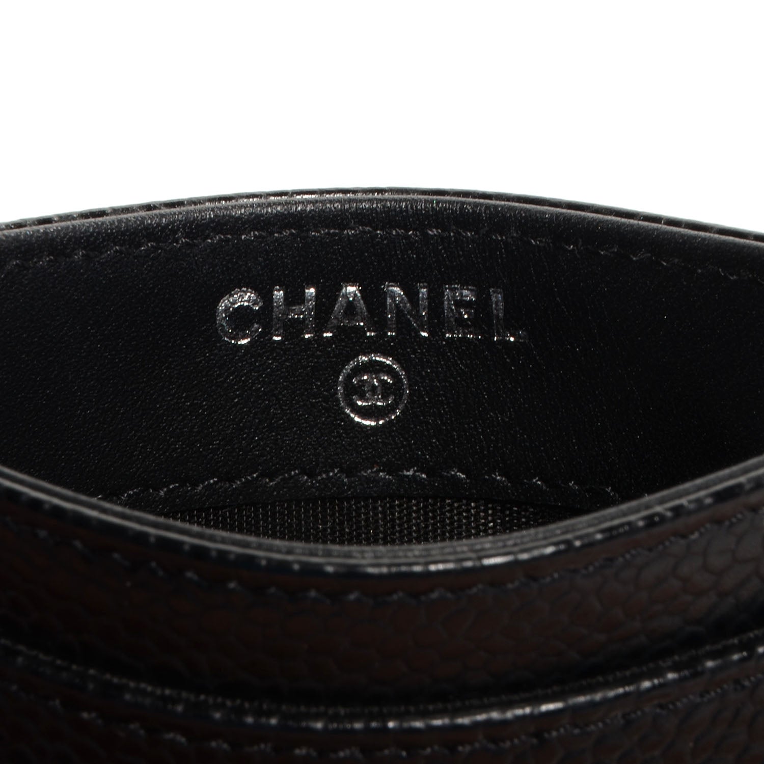 Chanel Caviar Timeless CC Card Holder Black 8 of 9