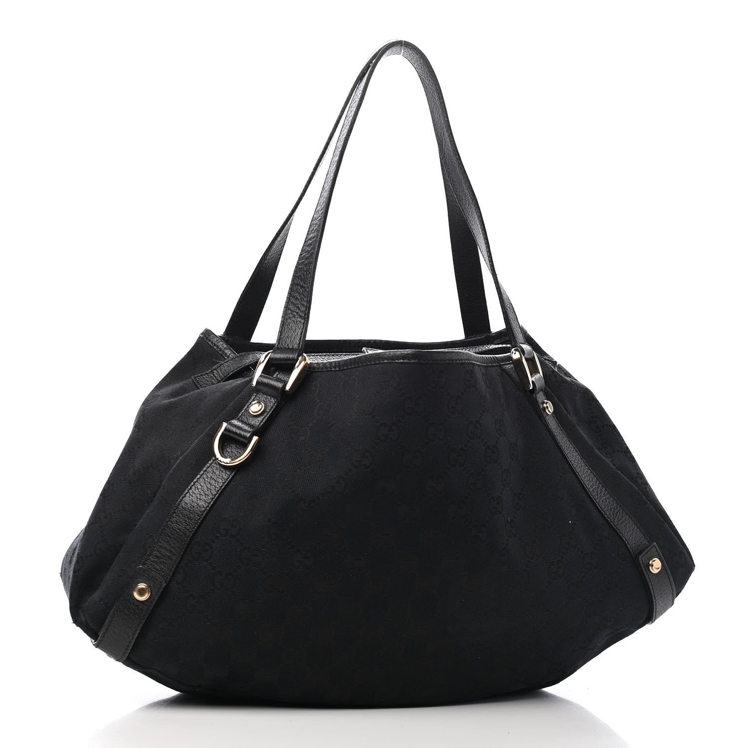 Gucci Monogram Medium Abbey Shoulder Bag Black 3 of 11
