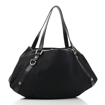 Gucci Monogram Medium Abbey Shoulder Bag Black 3 of 11
