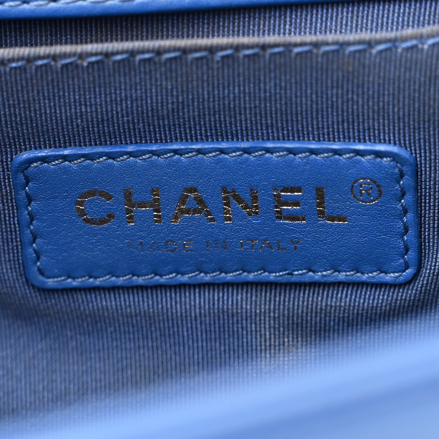 Chanel Lambskin Quilted Medium Boy Flap Blue 6 of 19