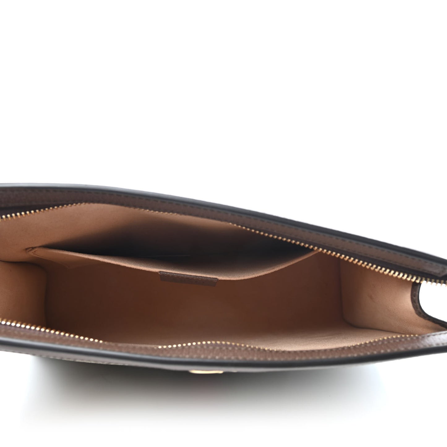 GG Supreme Monogram Web Ophidia Pouch Brown
