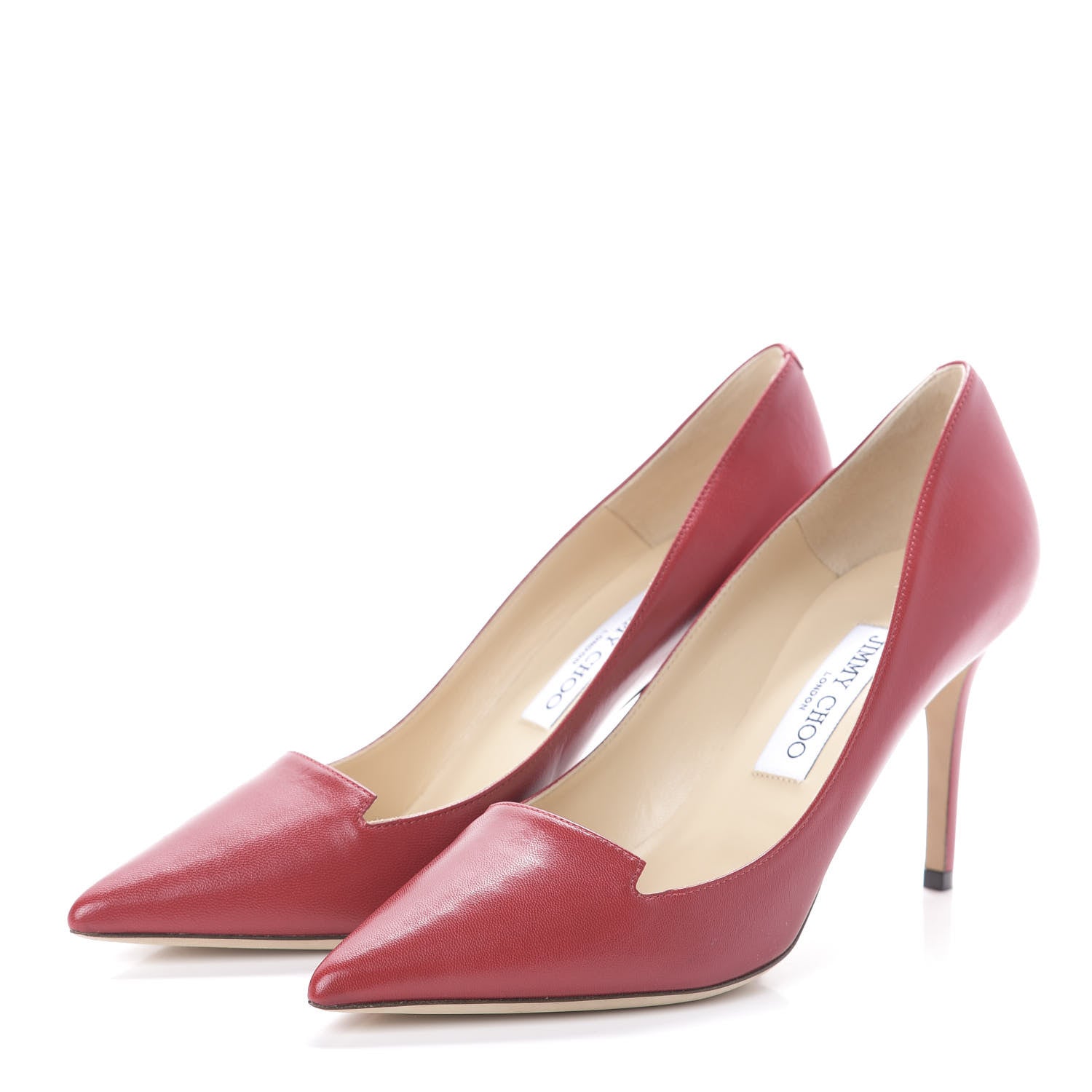 Jimmy Choo Kid Alia Pumps 38.5 Red 3 of 7