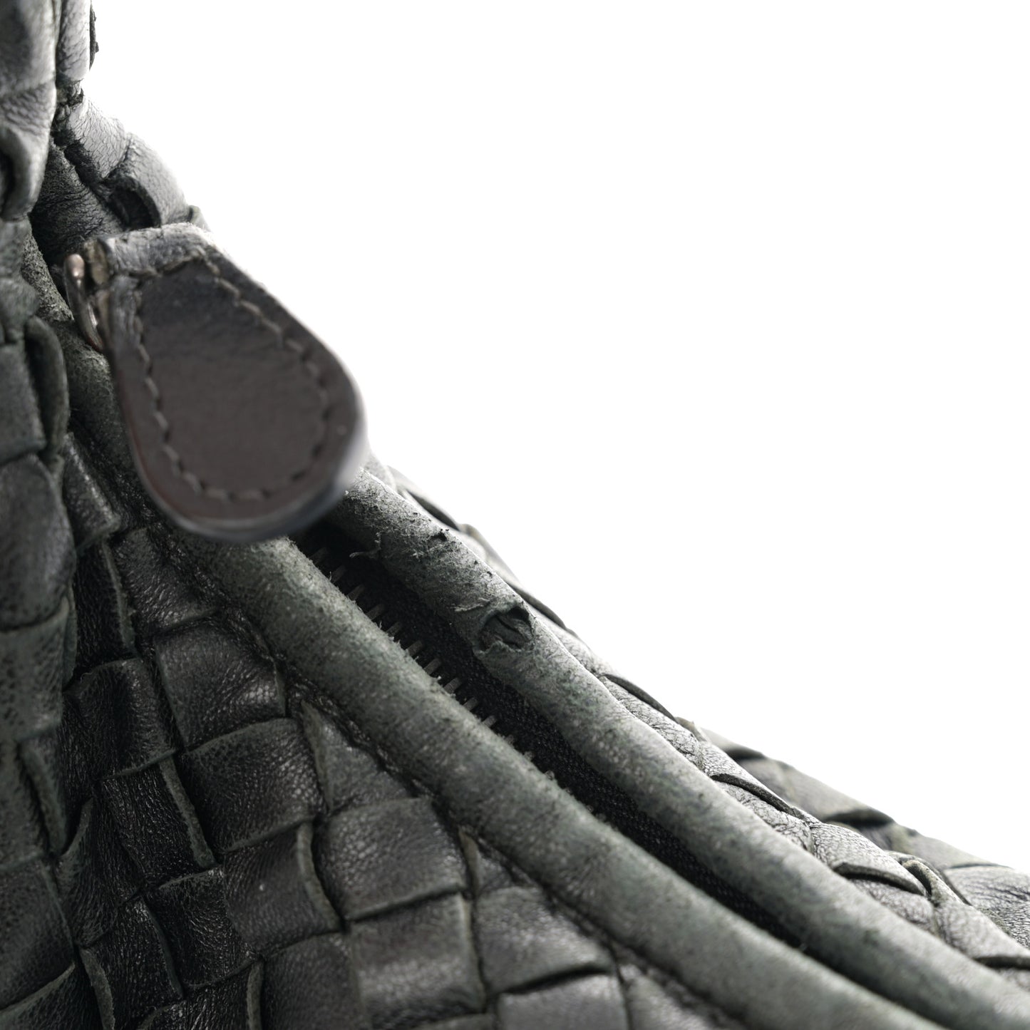 Nappa Intrecciato Medium Veneta Hobo Black