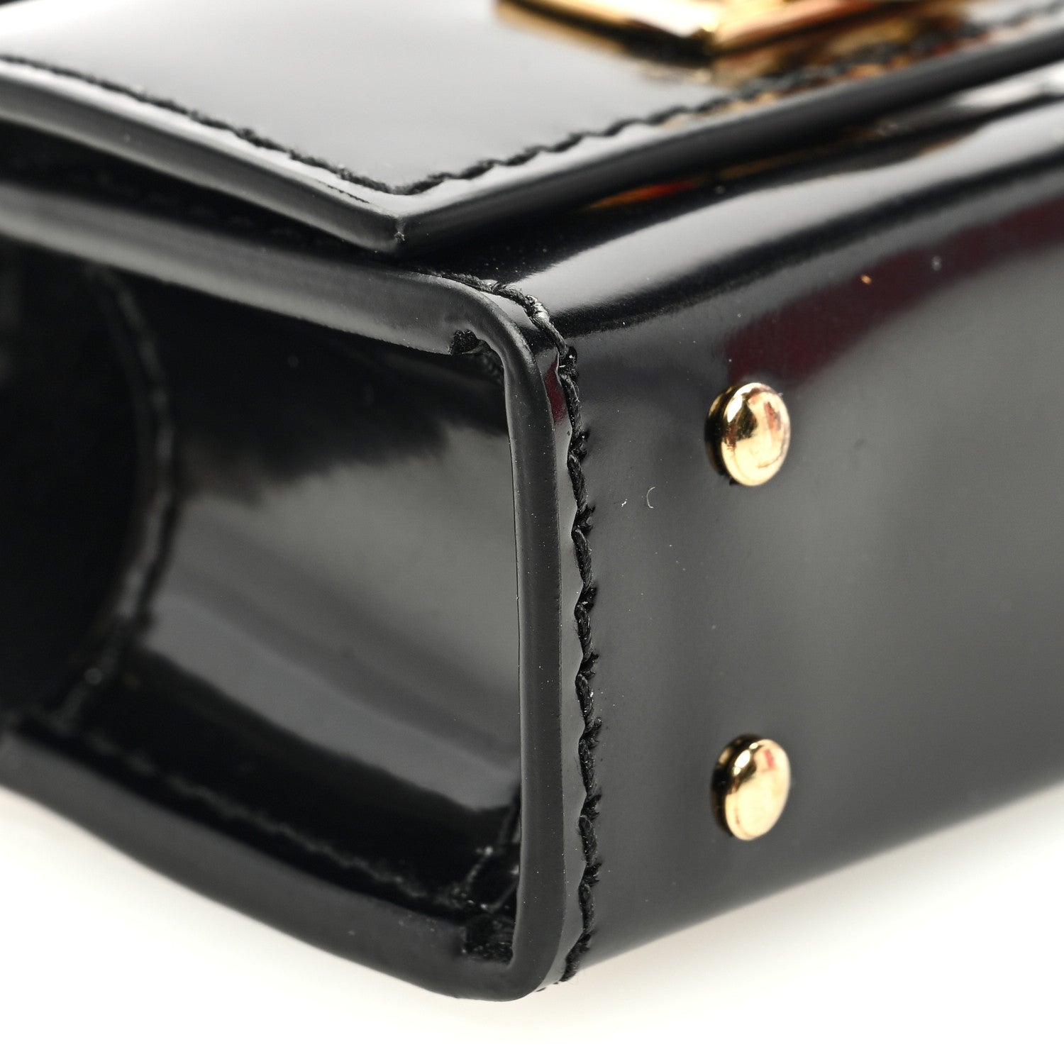 Salvatore Ferragamo Calfskin AirPod Case Black 8 of 10