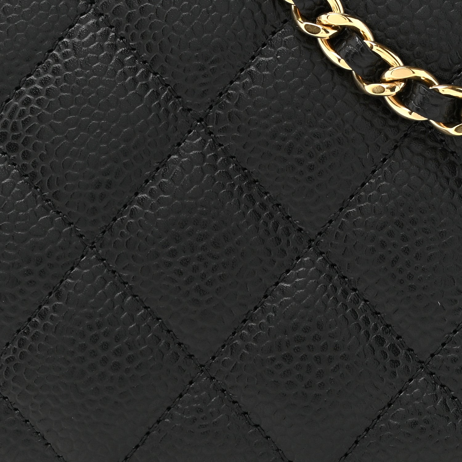 Chanel Caviar Quilted Wallet on Chain WOC Black 9 of 12