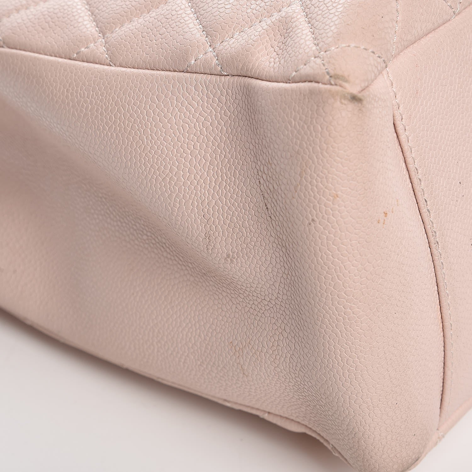 Chanel Caviar Quilted Grand Shopping Tote GST Light Pink 10 of 16
