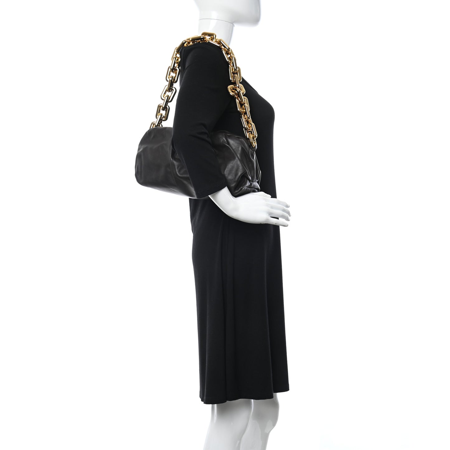 Calfskin The Pouch Chain Fondant