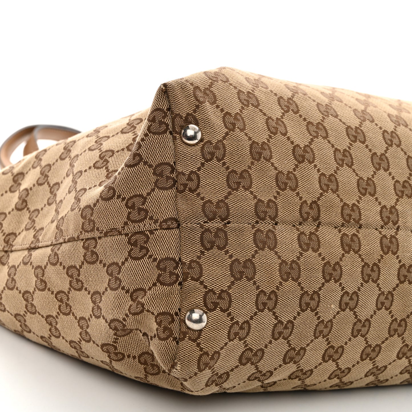 Monogram Medium Icon Bit Tote Light Brown