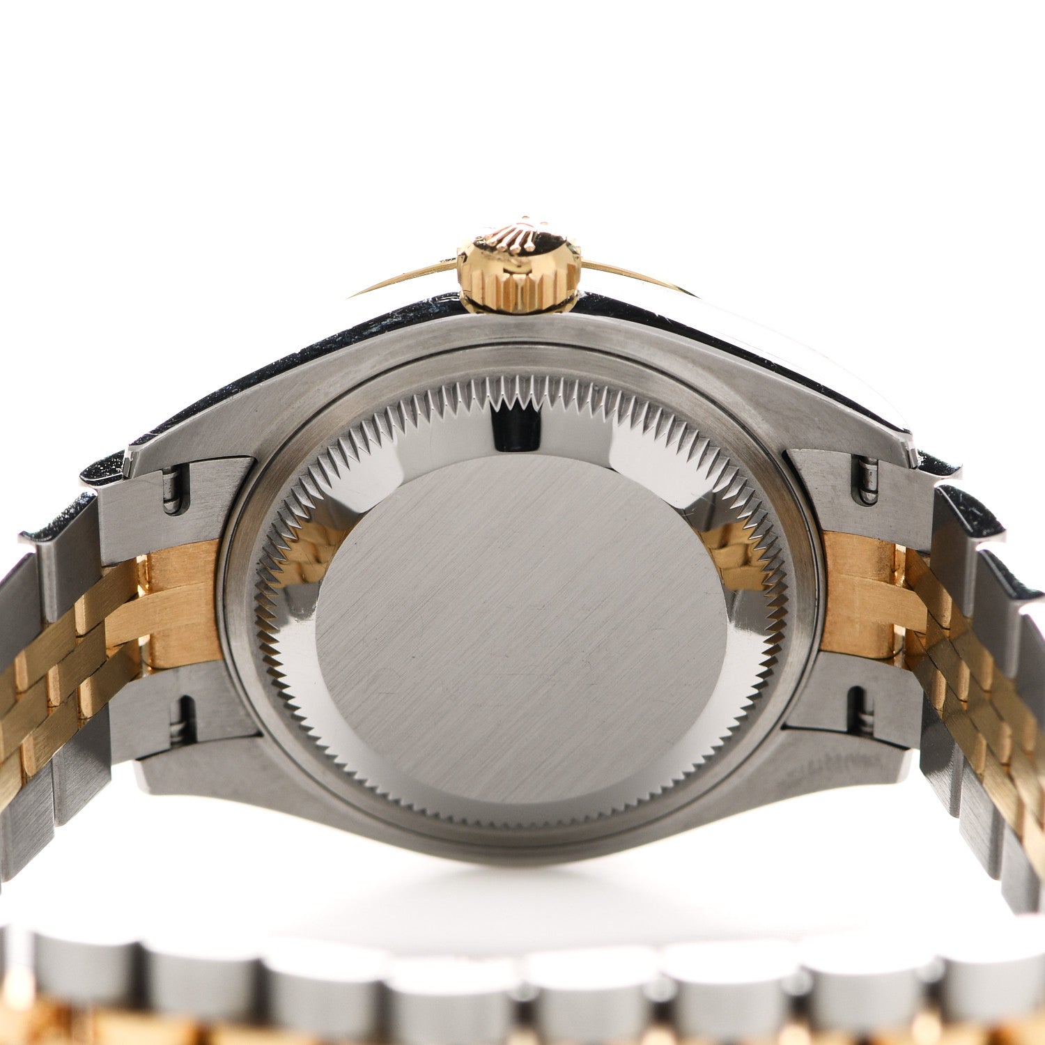 Rolex Stainless Steel 18K Yellow Gold Diamond 28mm Oyster Perpetual Datejust Watch Champagne 279173 4 of 5