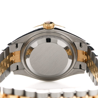 Rolex Stainless Steel 18K Yellow Gold Diamond 28mm Oyster Perpetual Datejust Watch Champagne 279173 4 of 5