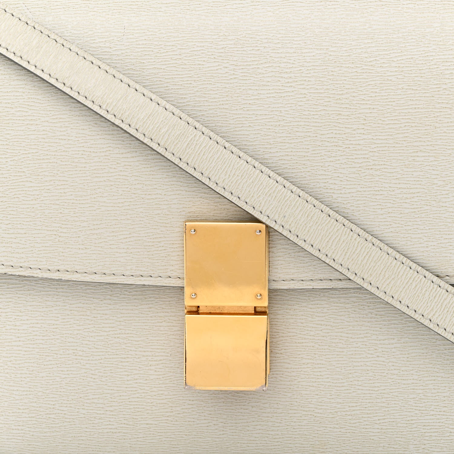 Celine Liege Calfskin Medium Classic Box Flap Bag Pale Grey 9 of 12