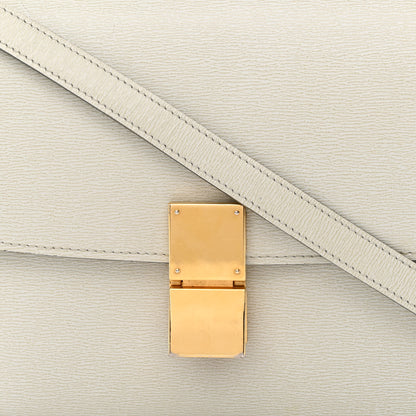 Celine Liege Calfskin Medium Classic Box Flap Bag Pale Grey 9 of 12