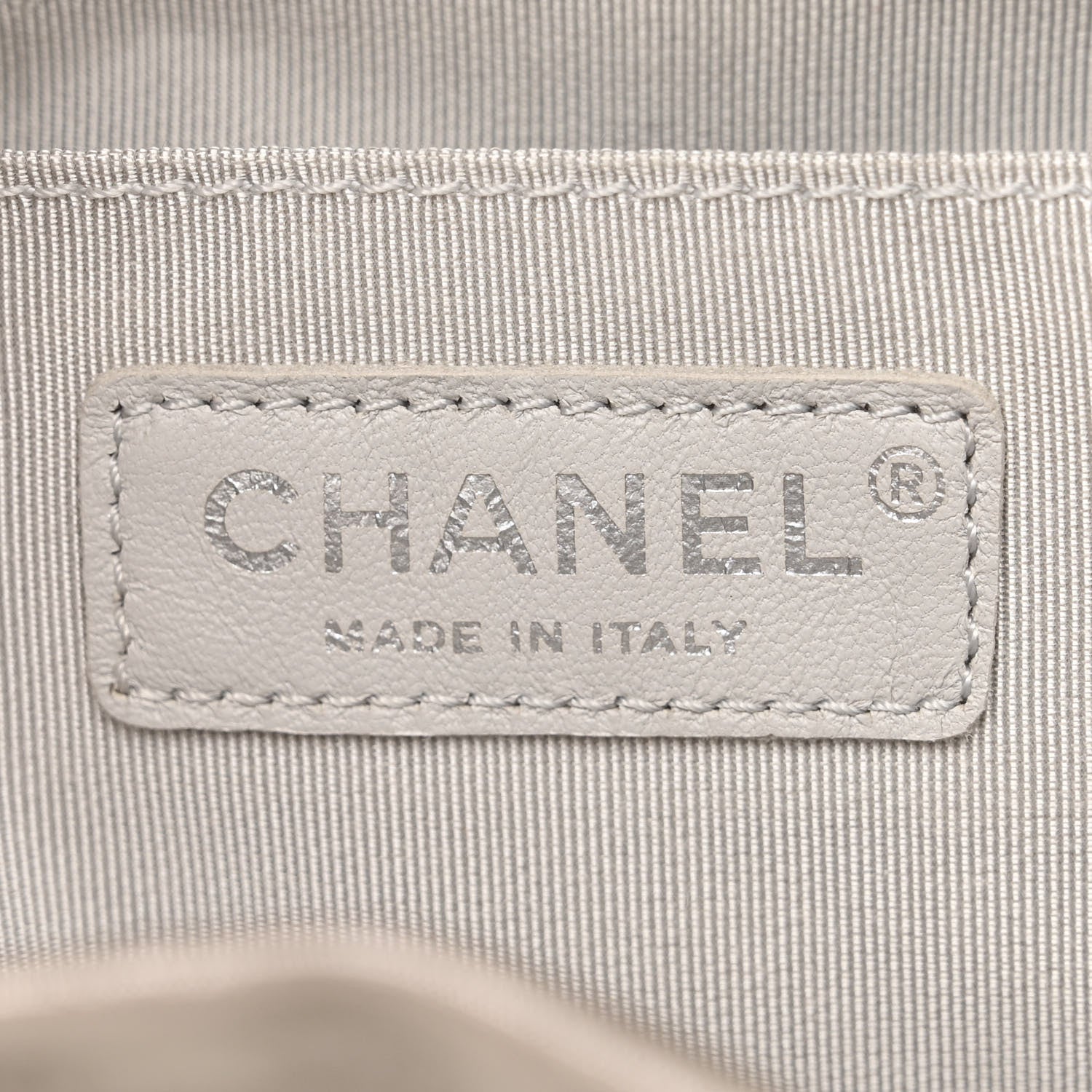 Chanel Iridescent Calfskin Chevron Quilted Small Urban Spirit Backpack Silver 6 of 10