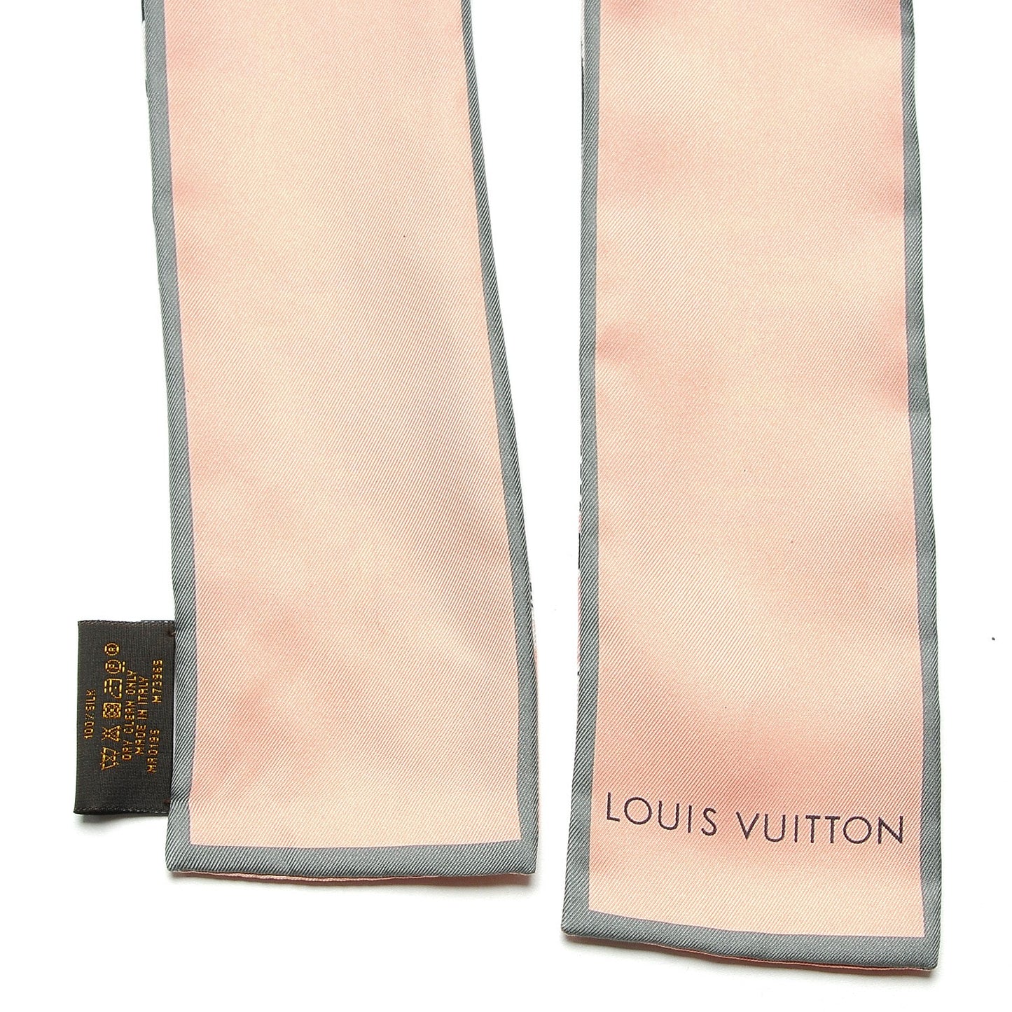 Silk Monogram Trunks Bandeau Rose Poudre