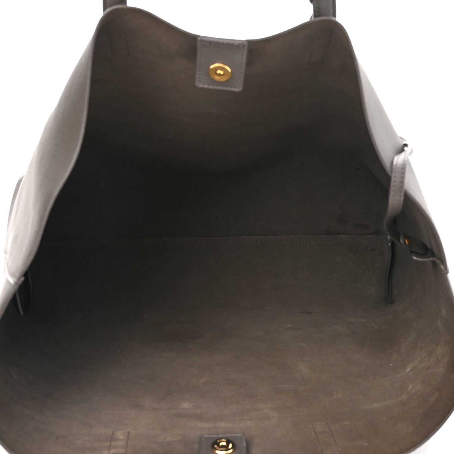 Calfskin Large Shopping Tote Fog