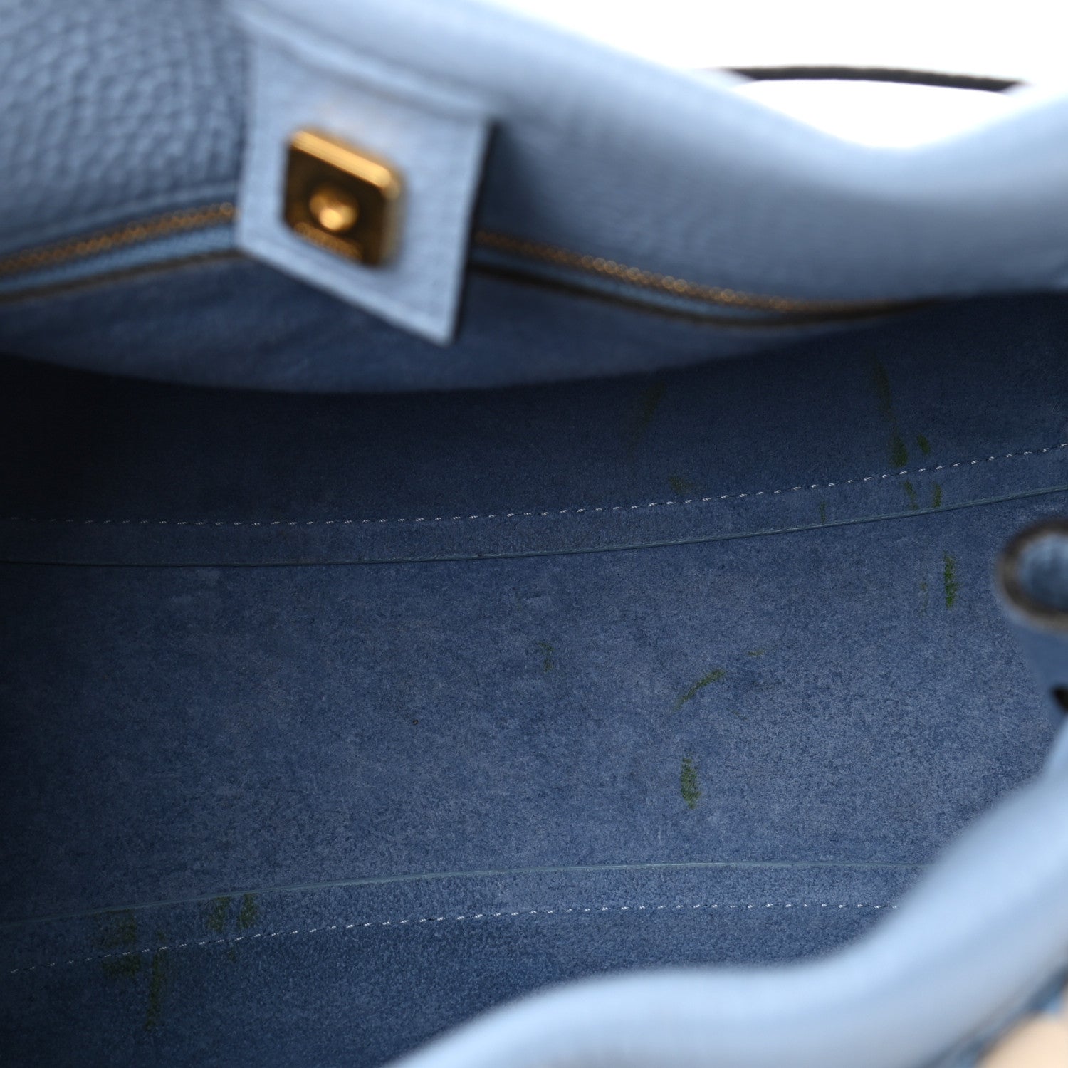 Mulberry Heavy Grain Small Iris Tote Blue 5 of 9
