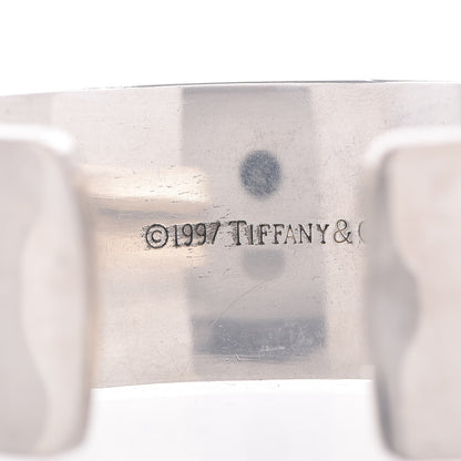 Tiffany Sterling Silver Wide 1837 Cuff Bracelet 3 of 5