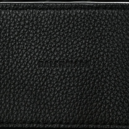 Balenciaga Grained Calfskin Embossed Large Car East West Tote Black 6 of 10