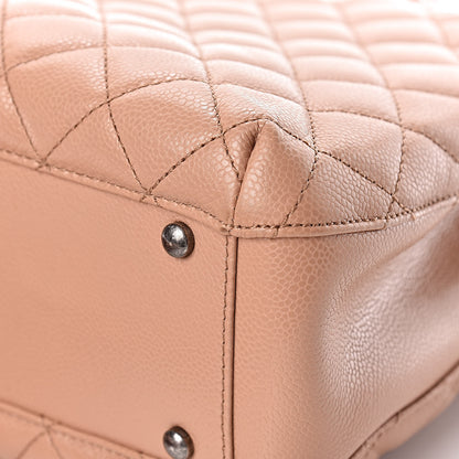 Chanel Caviar Quilted Large City Shopping Tote Beige 11 of 14