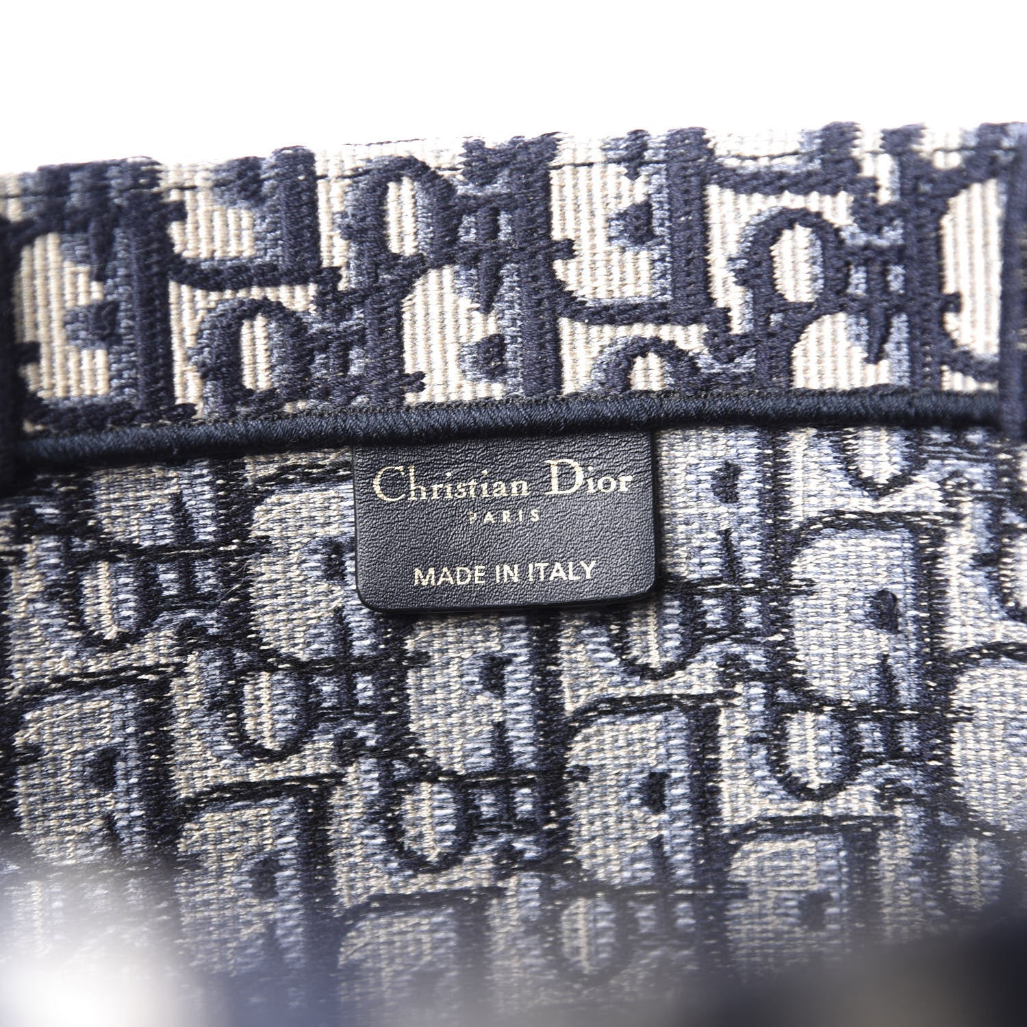 Christian Dior Oblique Book Tote Blue Multicolor 5 of 10