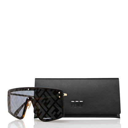 Fendi FF Shield Sunglasses FF M0076/G/S Black 8 of 8