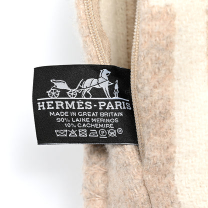 Hermes Wool Cashmere Avalon III Pillow PM Coco Camomille 4 of 4