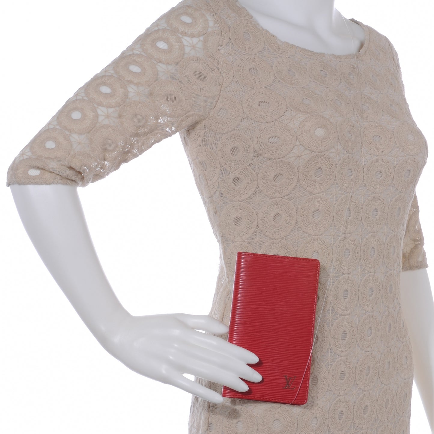 Epi Checkbook Cover Red
