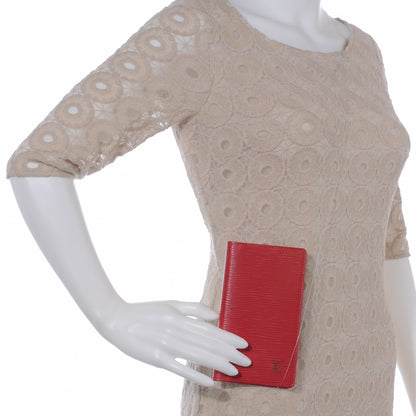 Louis Vuitton Epi Checkbook Cover Red 2 of 6