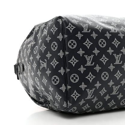 Louis Vuitton Monogram Upside Down Keepall Bandouliere 50 Ink 8 of 11