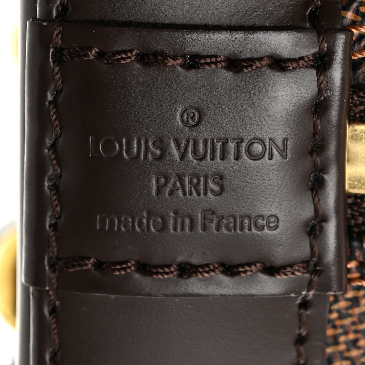 Louis Vuitton Damier Ebene Alma BB 6 of 9