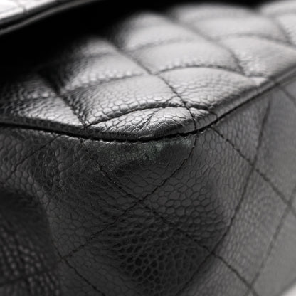 Chanel Caviar Quilted Medium Double Flap Black 13 of 13